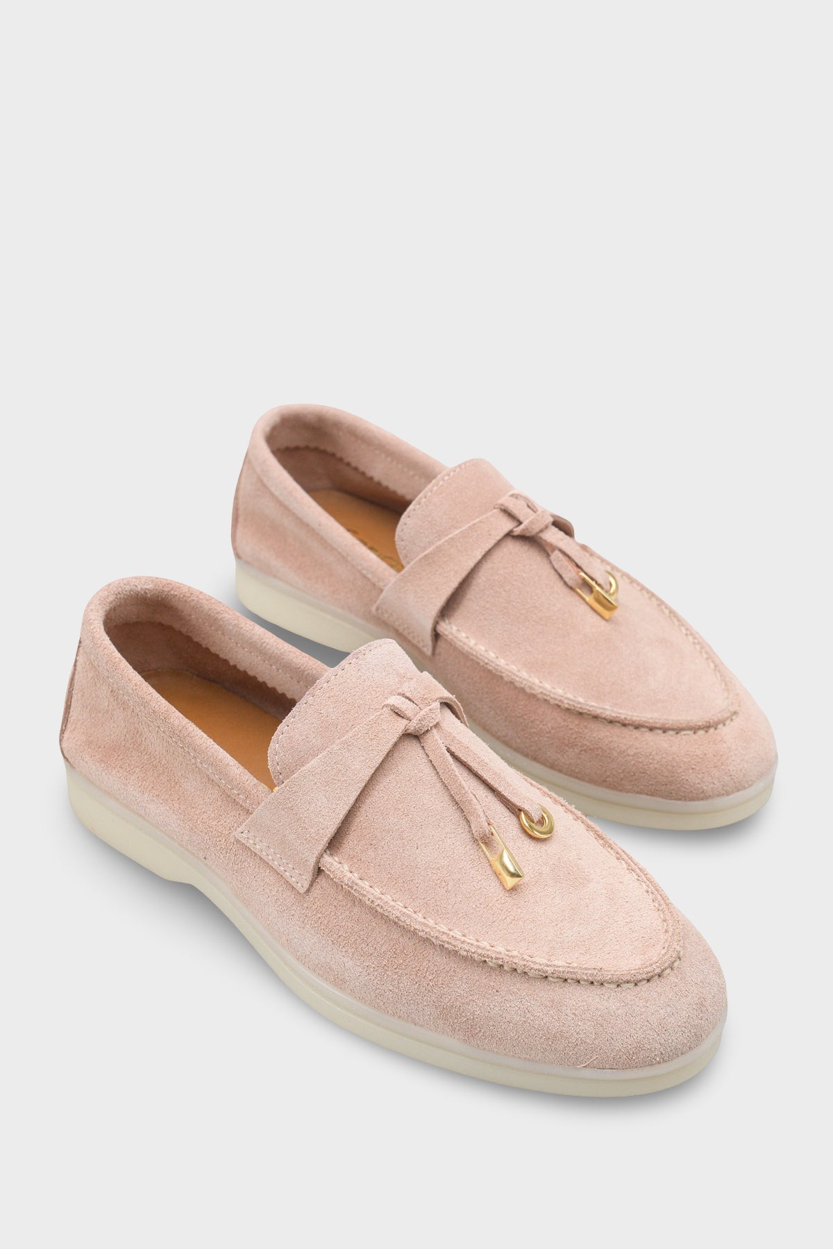 Vikki Hakiki Deri Kadın Loafer