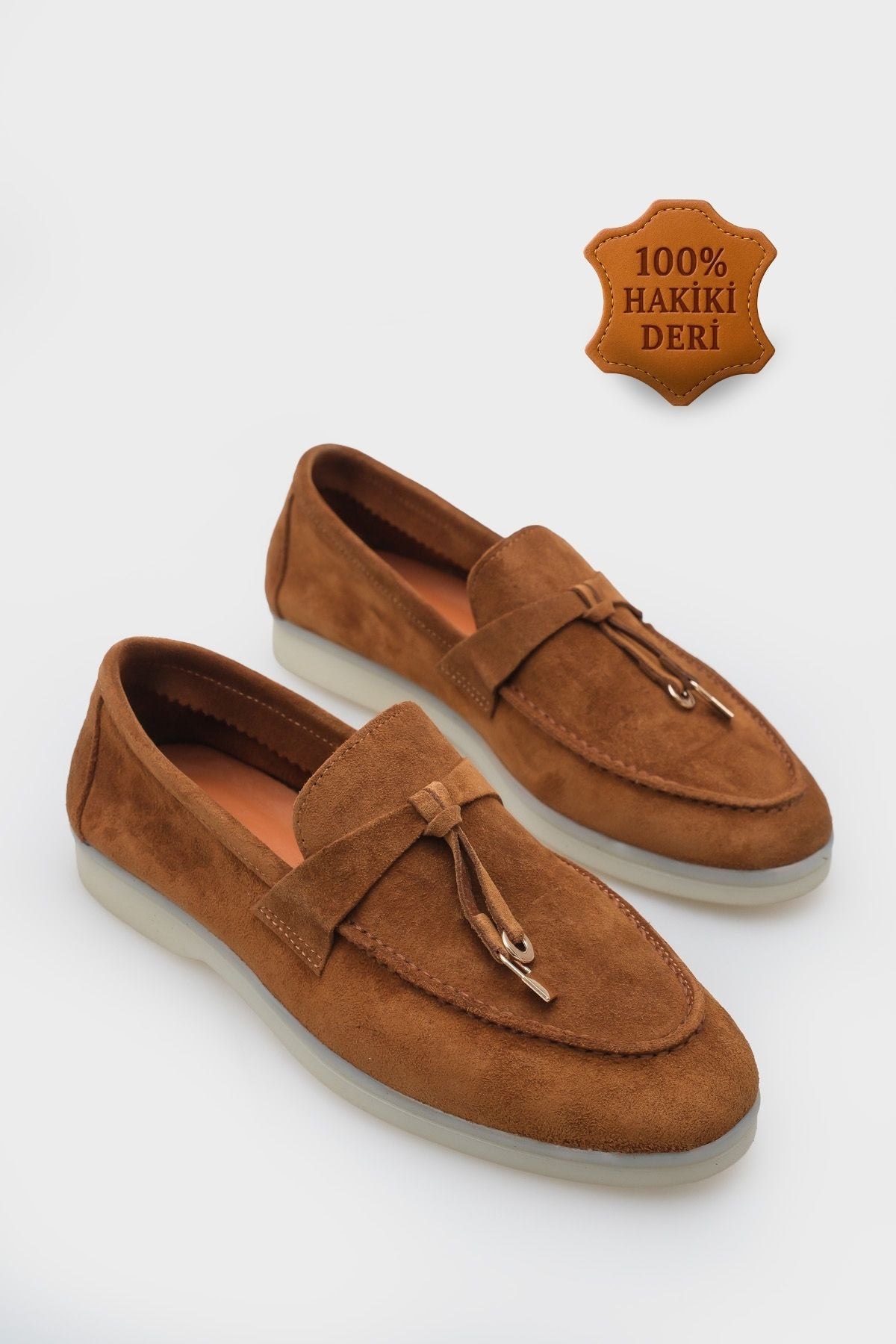 Vikki Hakiki Deri Kadın Loafer