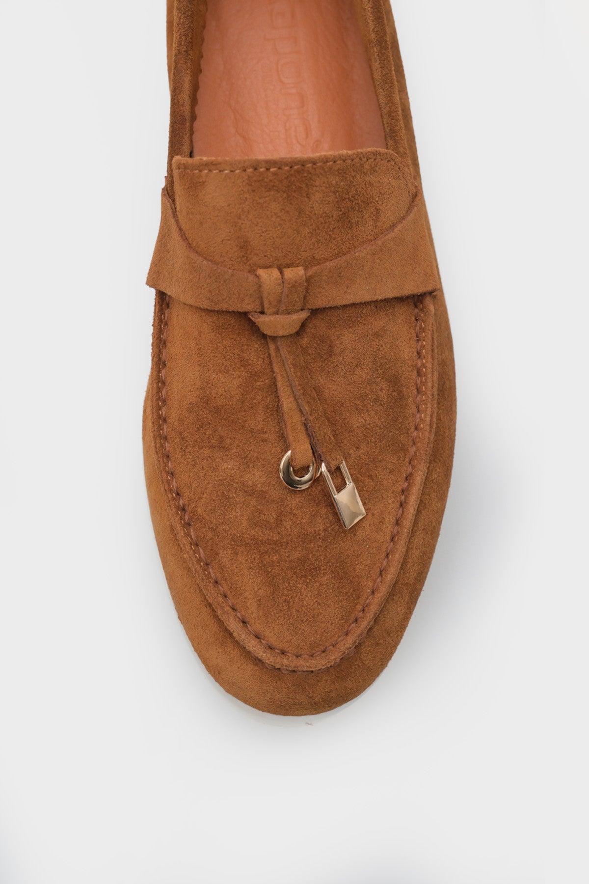 Vikki Hakiki Deri Kadın Loafer