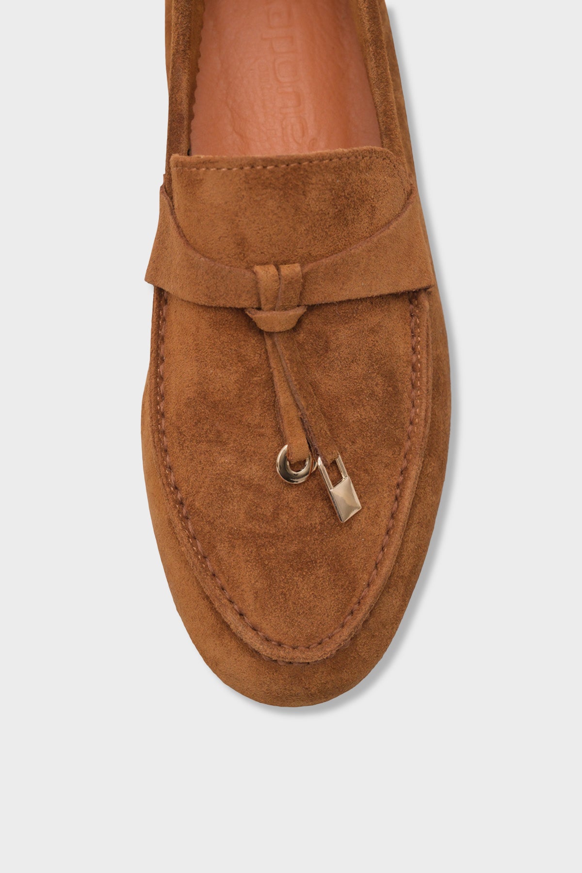 Vikki Hakiki Deri Kadın Loafer