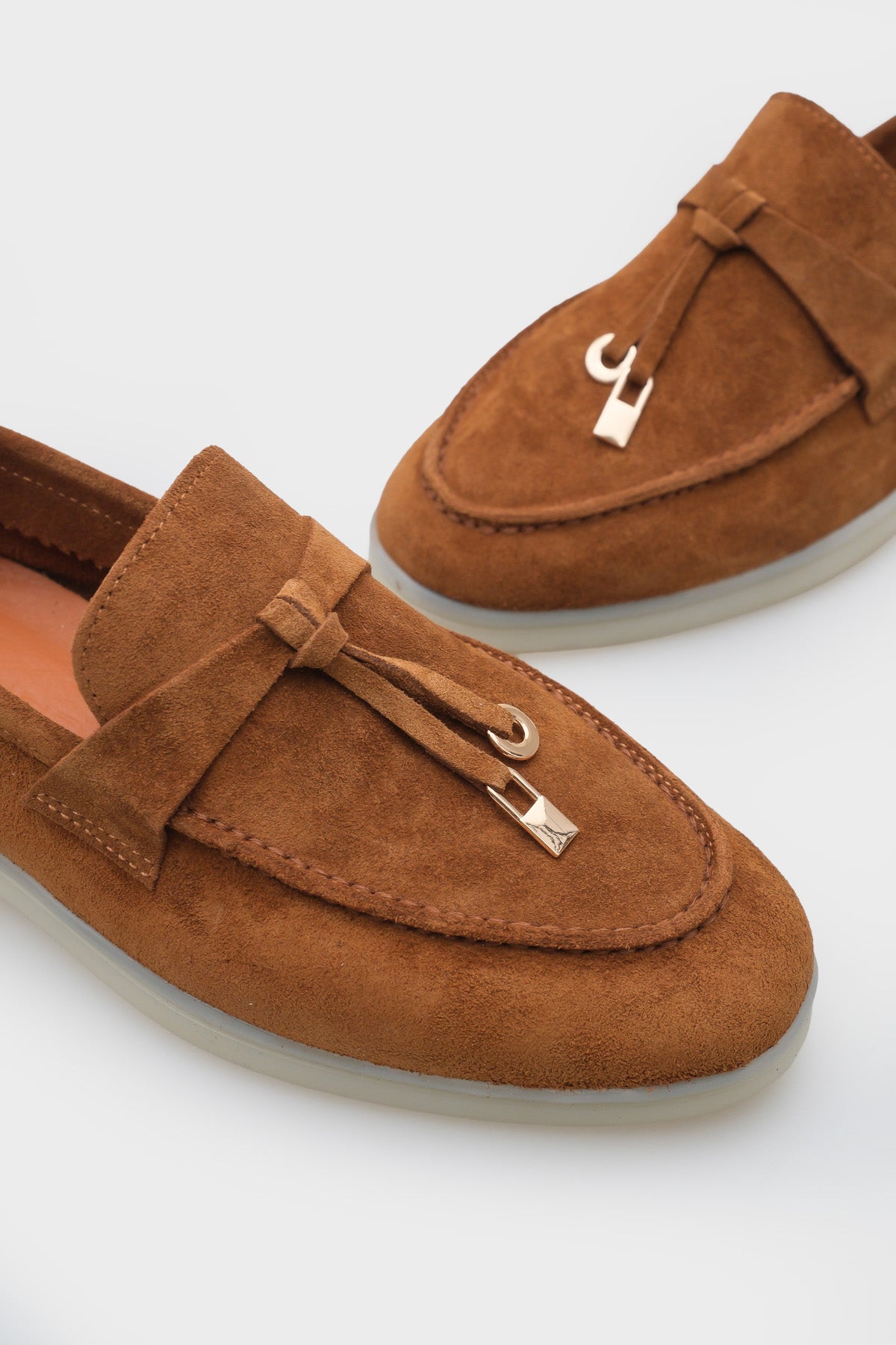 Vikki Hakiki Deri Kadın Loafer