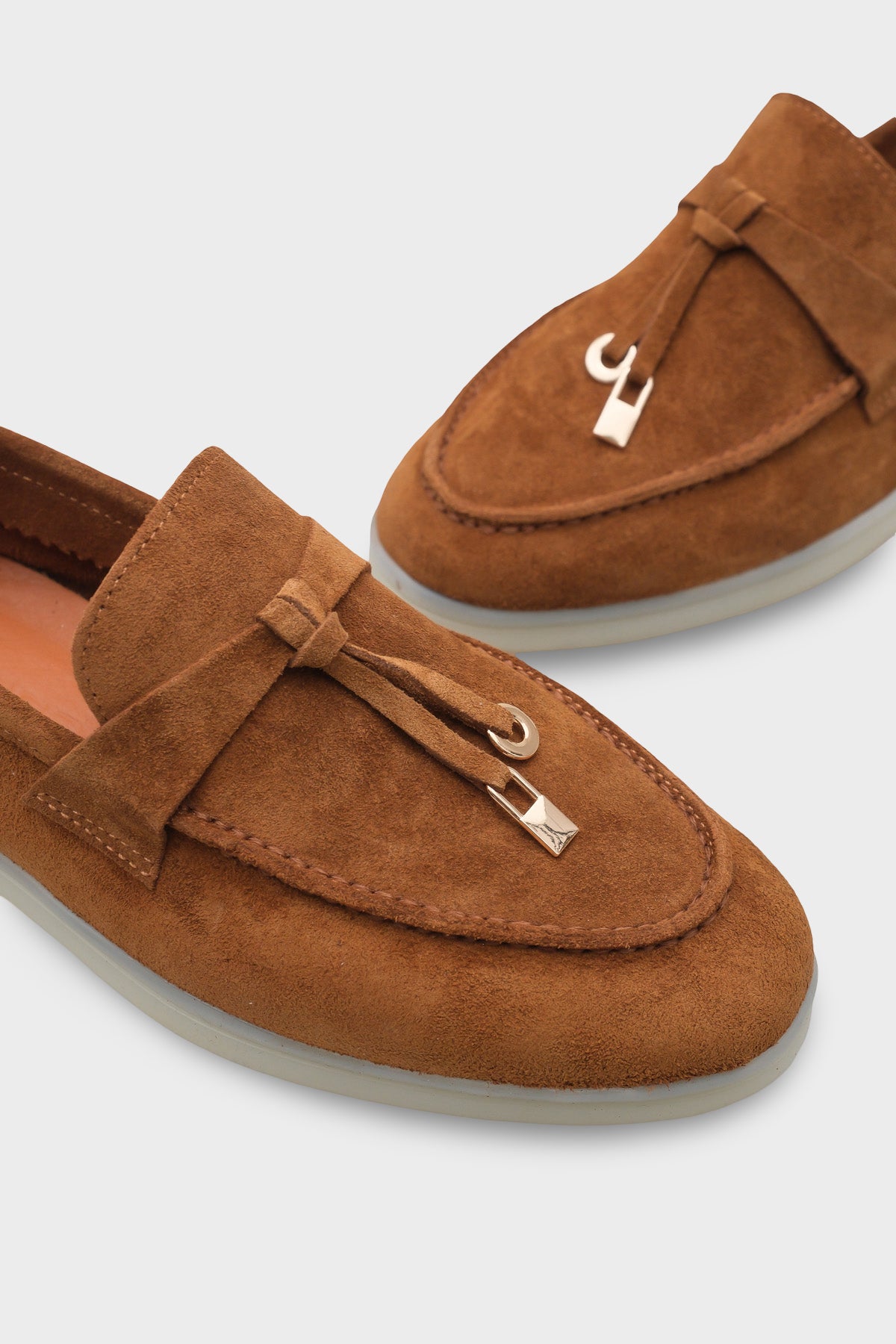 Vikki Hakiki Deri Kadın Loafer