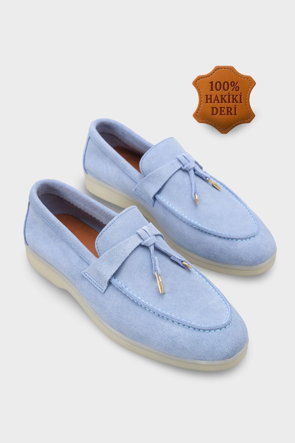 Vikki Hakiki Deri Kadın Loafer