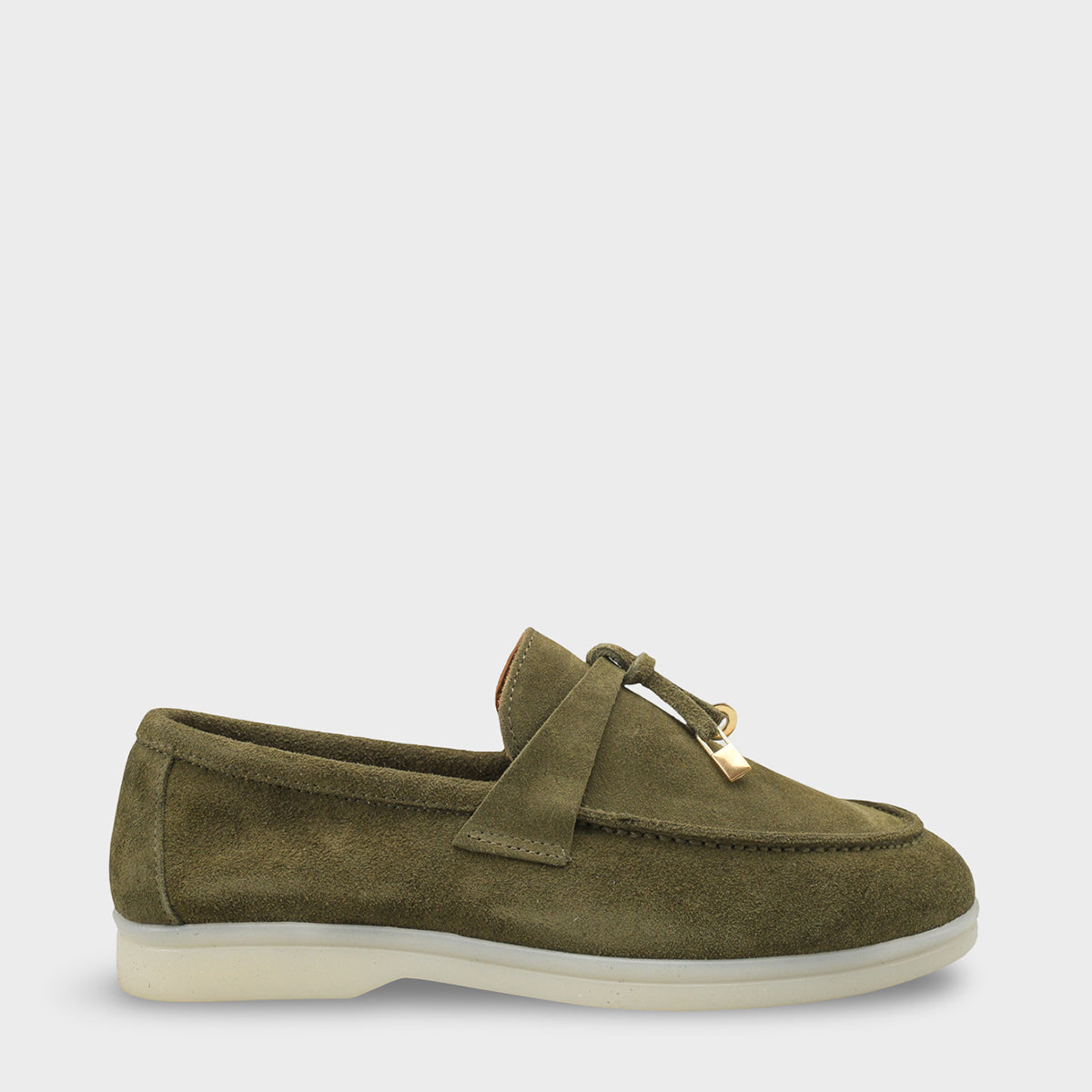 Vikki Hakiki Deri Kadın Loafer