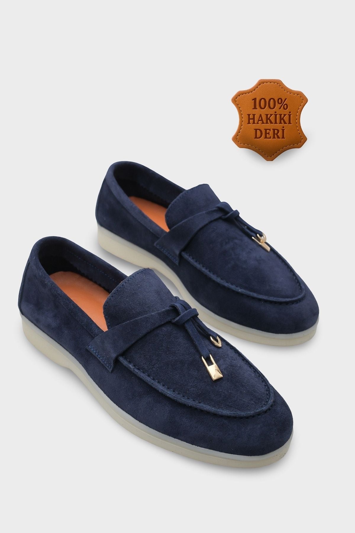 Vikki Hakiki Deri Kadın Loafer