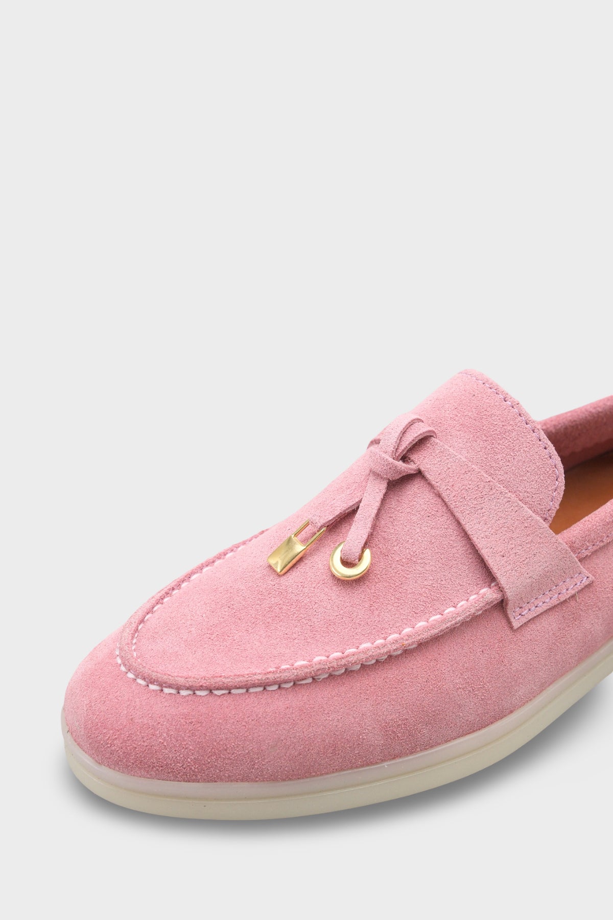 Vikki Hakiki Deri Kadın Loafer
