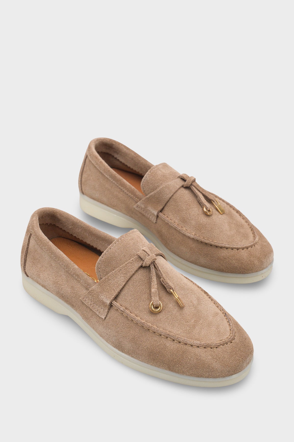 Vikki Hakiki Deri Kadın Loafer