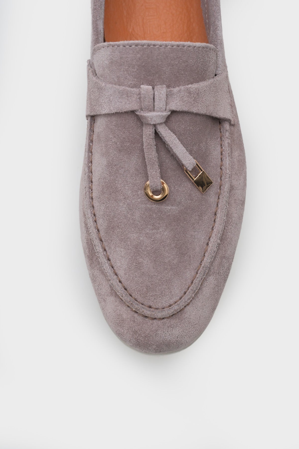 Vikki Hakiki Deri Kadın Loafer