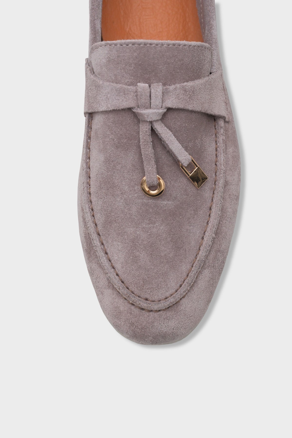 Vikki Hakiki Deri Kadın Loafer