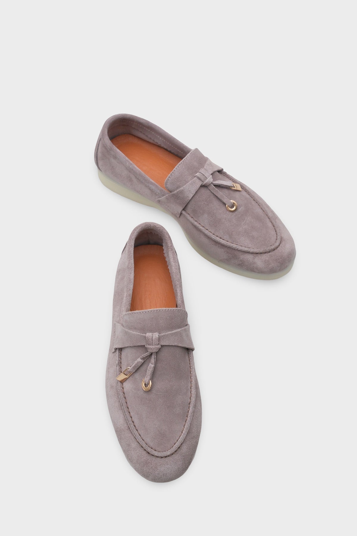 Vikki Hakiki Deri Kadın Loafer