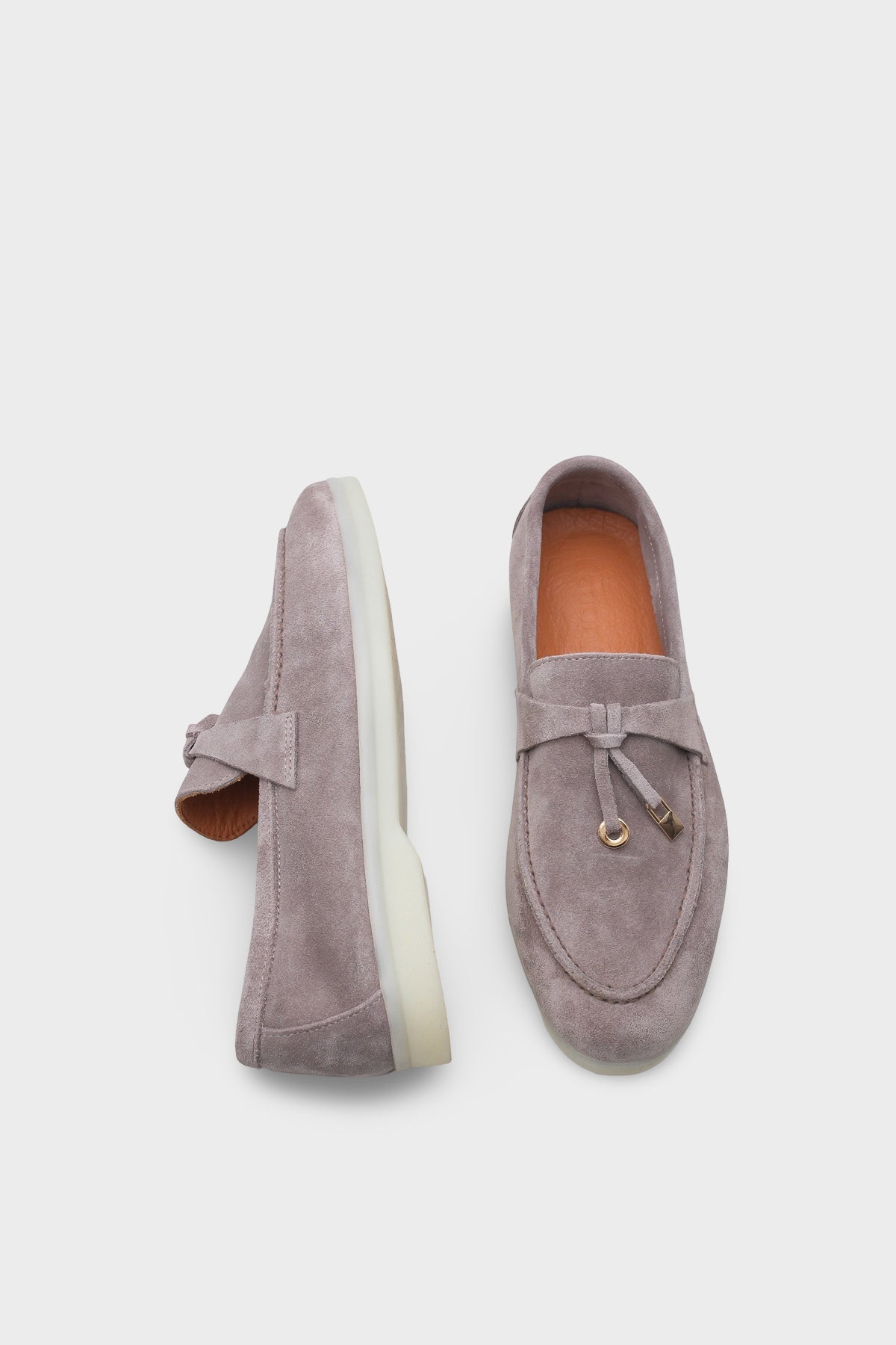 Vikki Hakiki Deri Kadın Loafer