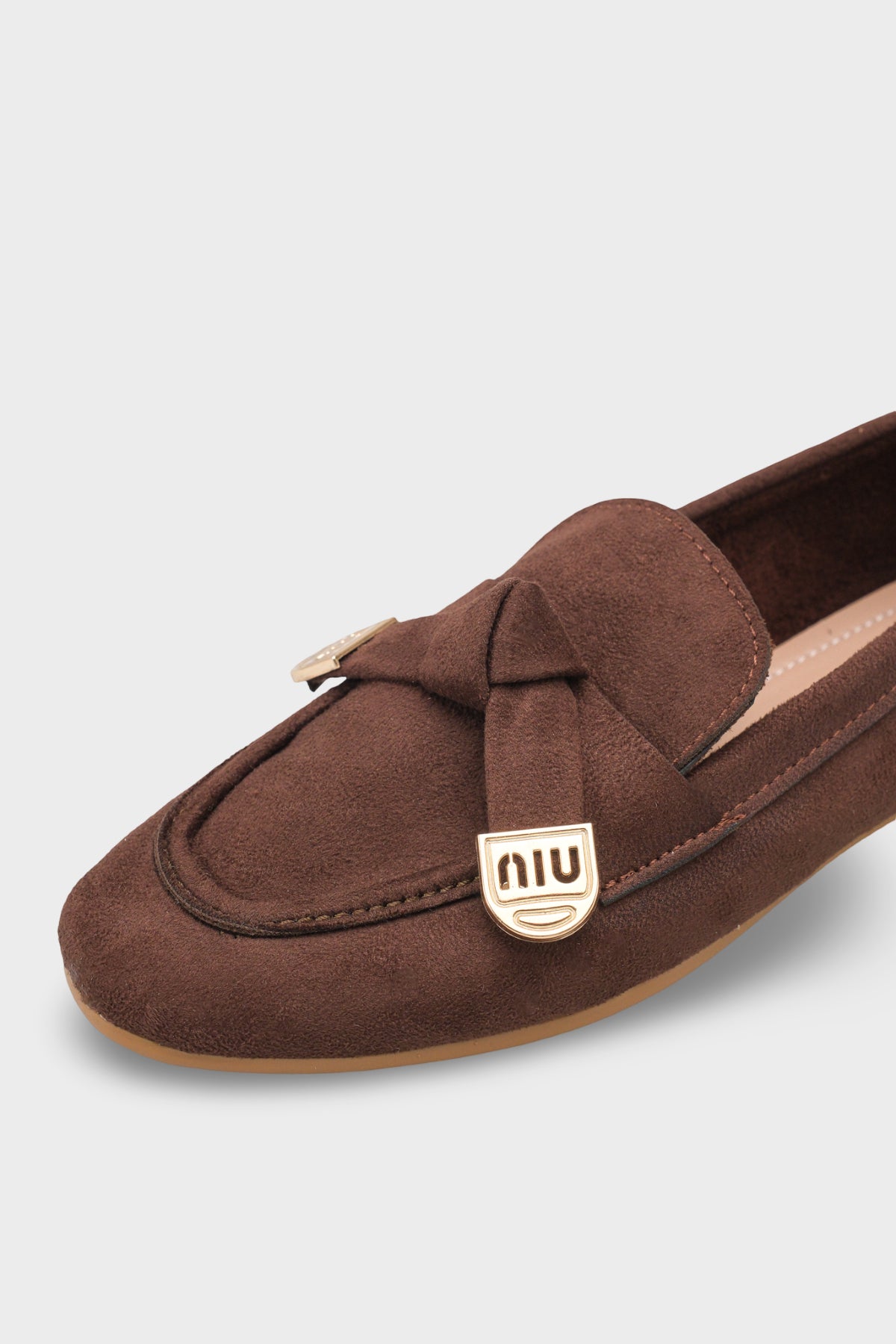Janessa Metal Tokalı Yumuşak Kadın Loafer Ayakkabı