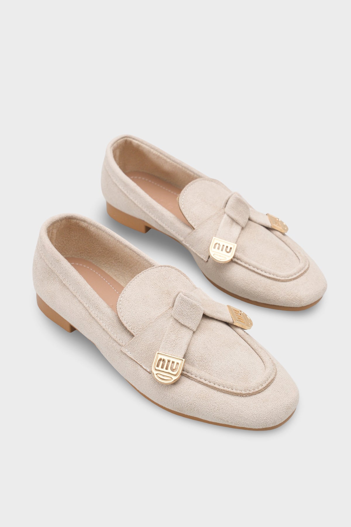 Janessa Metal Tokalı Yumuşak Kadın Loafer Ayakkabı