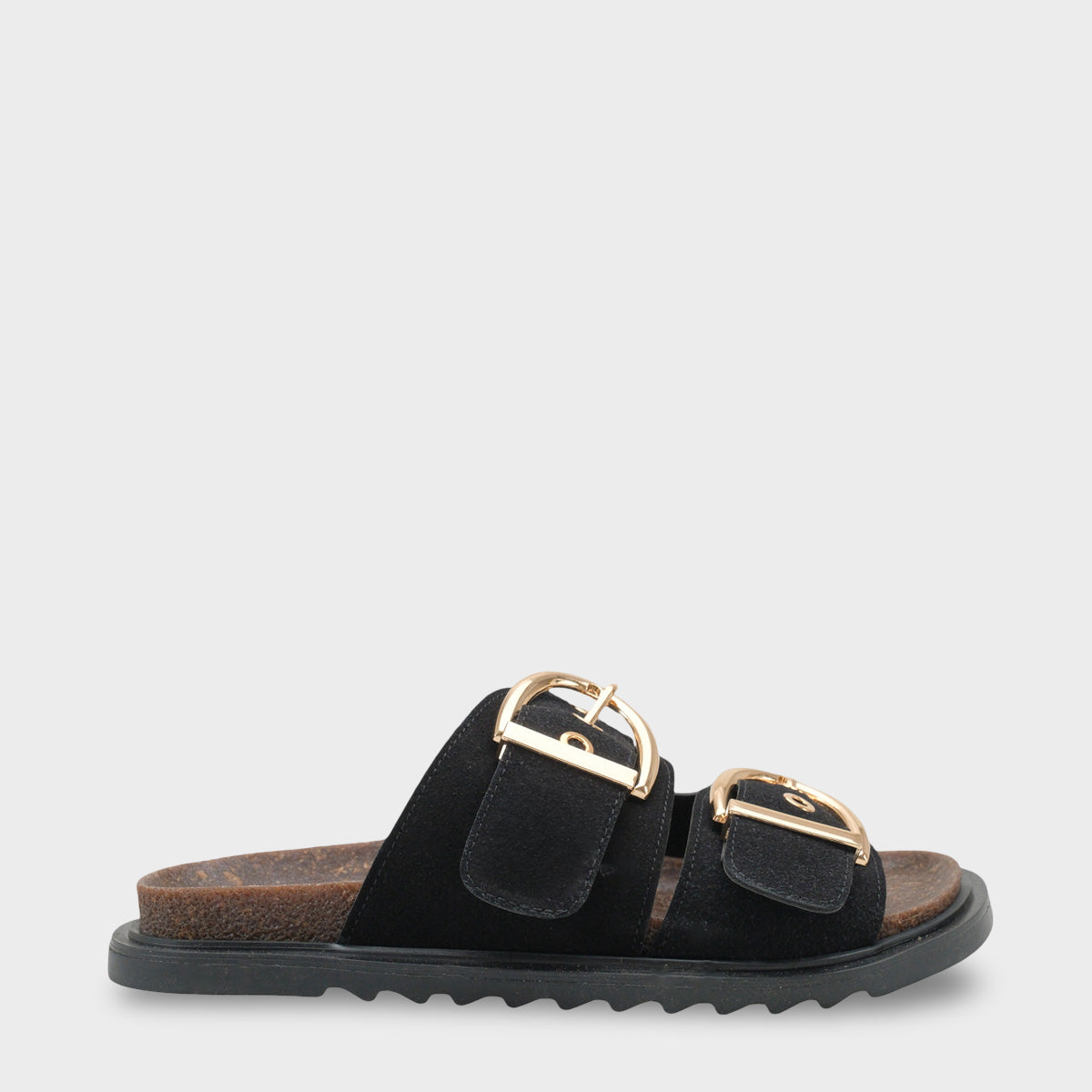 Zelda Düz Topuklu Metal Tokalı Konfor Kadın Terlik