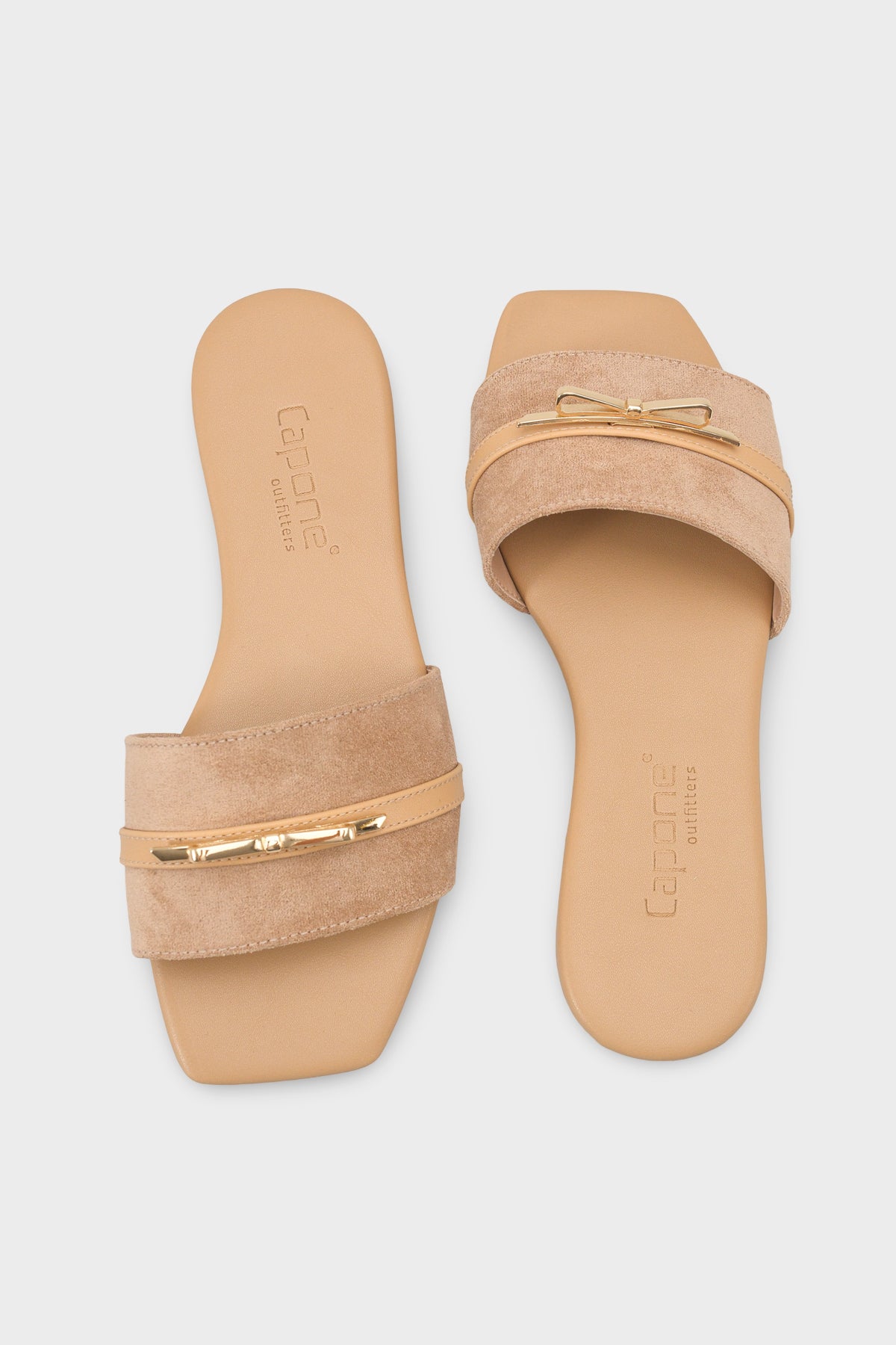 Larina Küt Burunlu Tek Bantlı Düz Topuklu Kadın Terlik