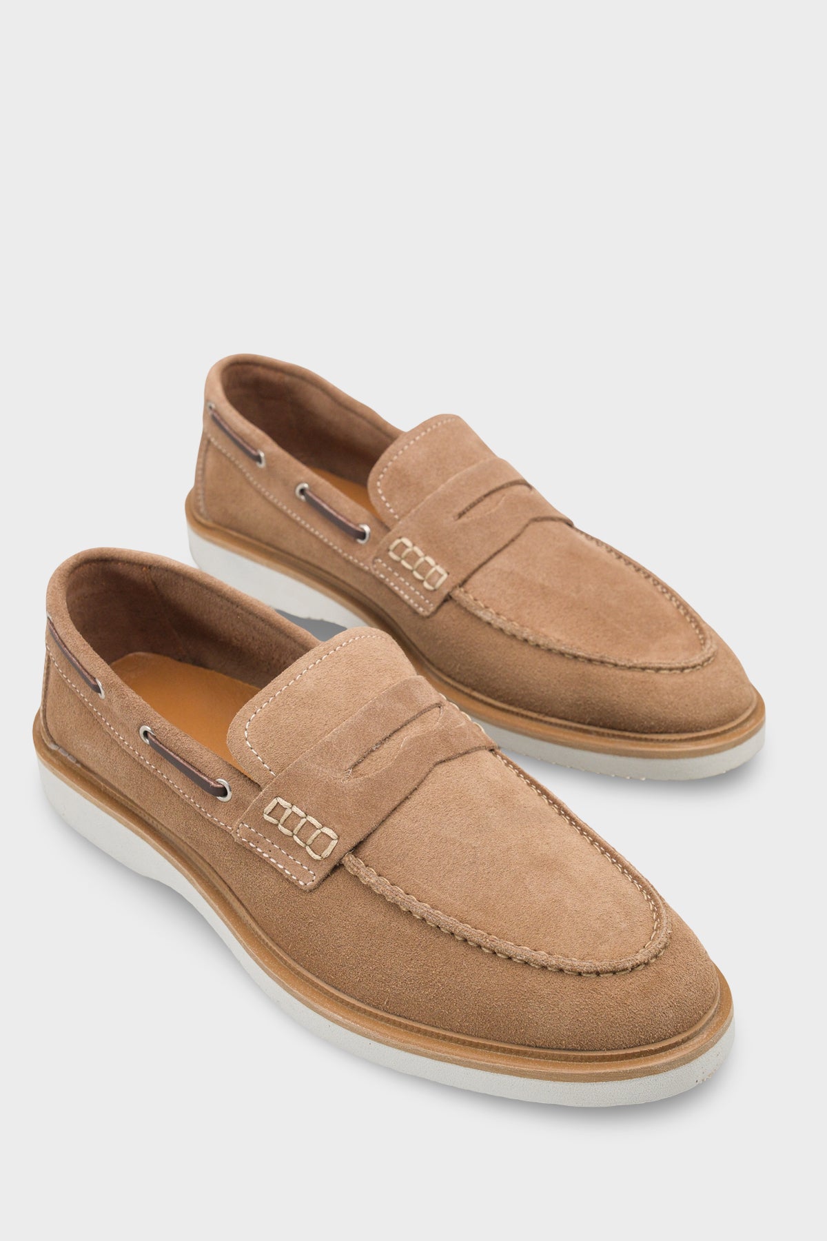 Danny Hakiki Deri Süet İçi Hakiki Deri Astarlı Erkek Loafer Ayakkabı