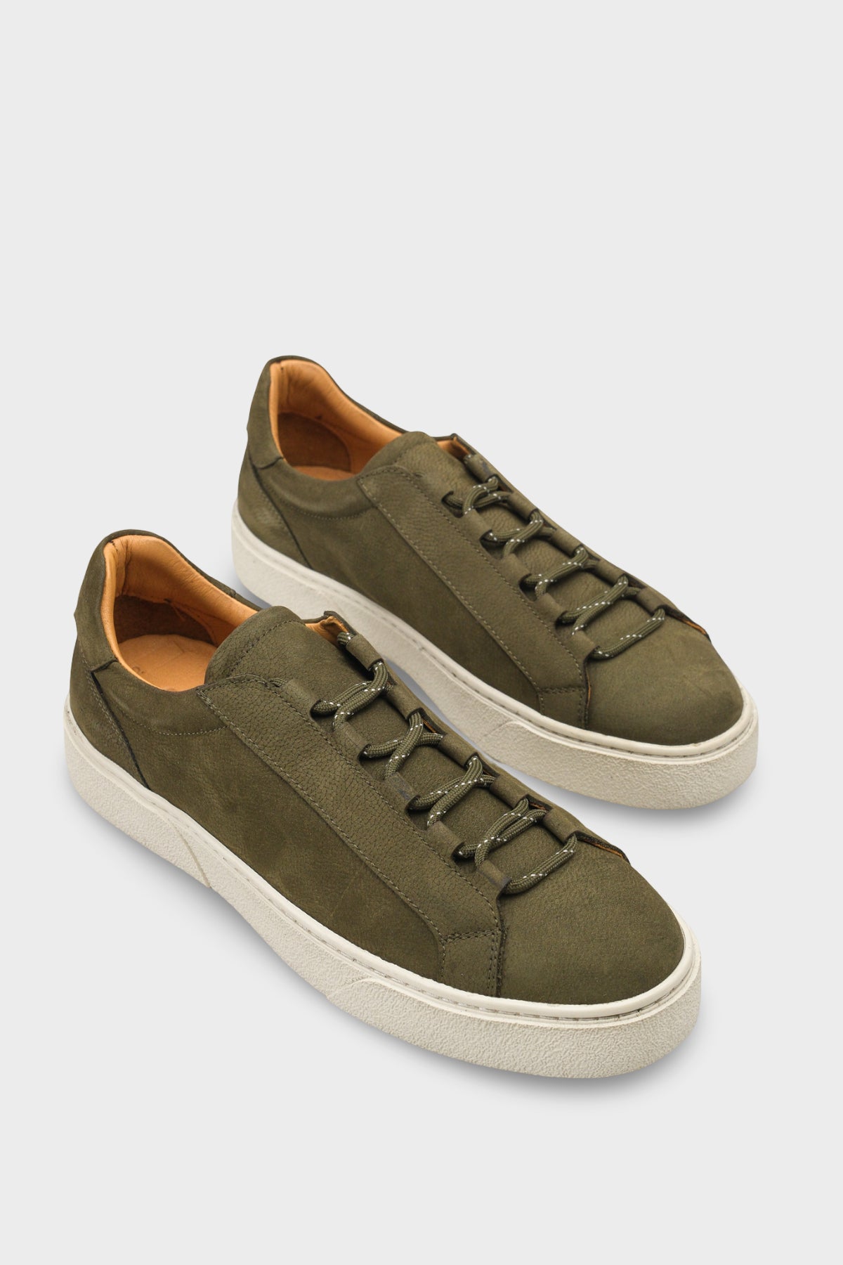 Efram Hakiki Deri Nubuk Gizli Bağcıklı Erkek Günlük Şık Spor Ayakkabı Sneaker
