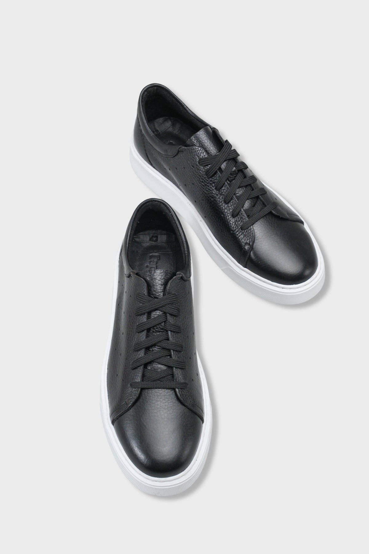 Chaim Hakiki Deri Erkek Günlük Şık Spor Ayakkabı Sneaker