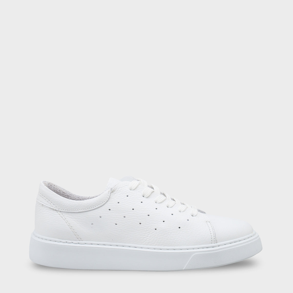 Chaim Hakiki Deri Erkek Günlük Şık Spor Ayakkabı Sneaker