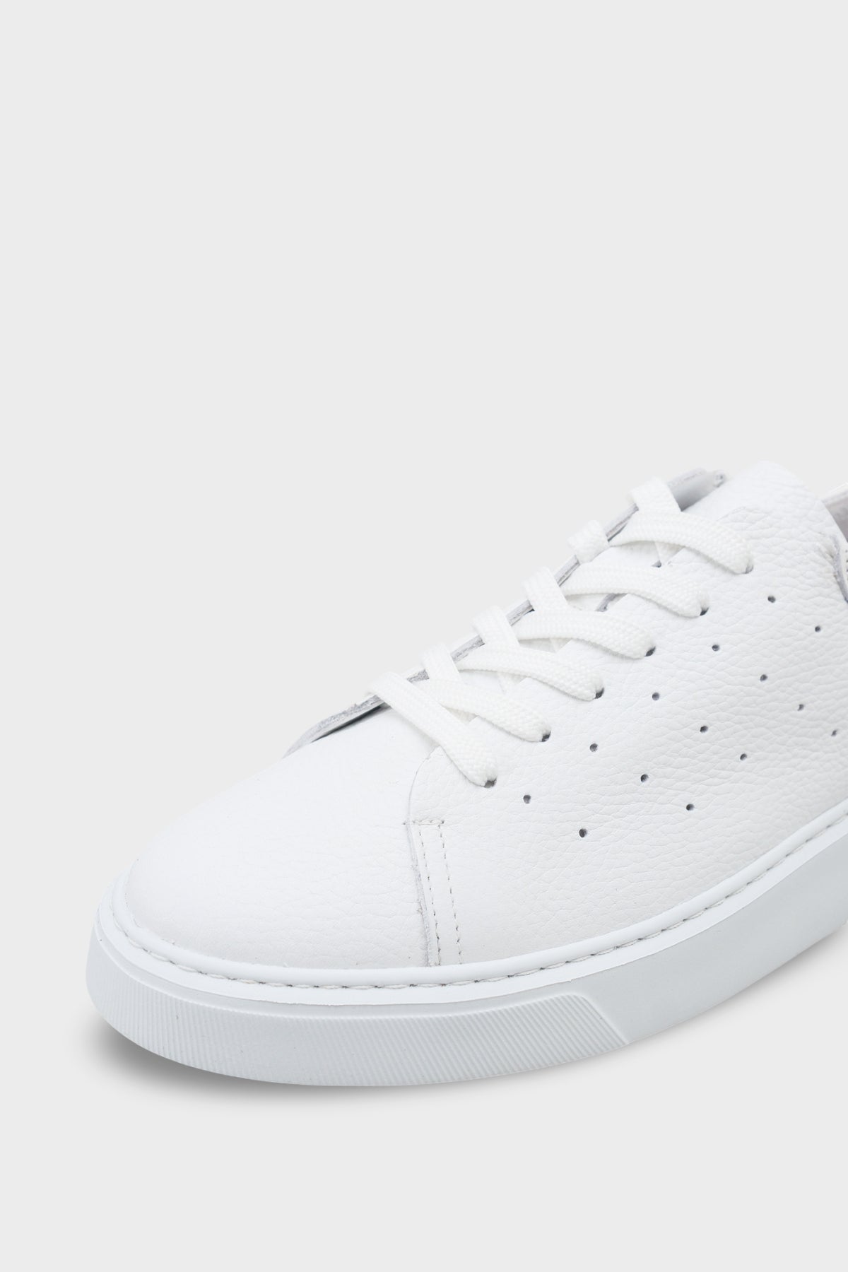 Chaim Hakiki Deri Erkek Günlük Şık Spor Ayakkabı Sneaker