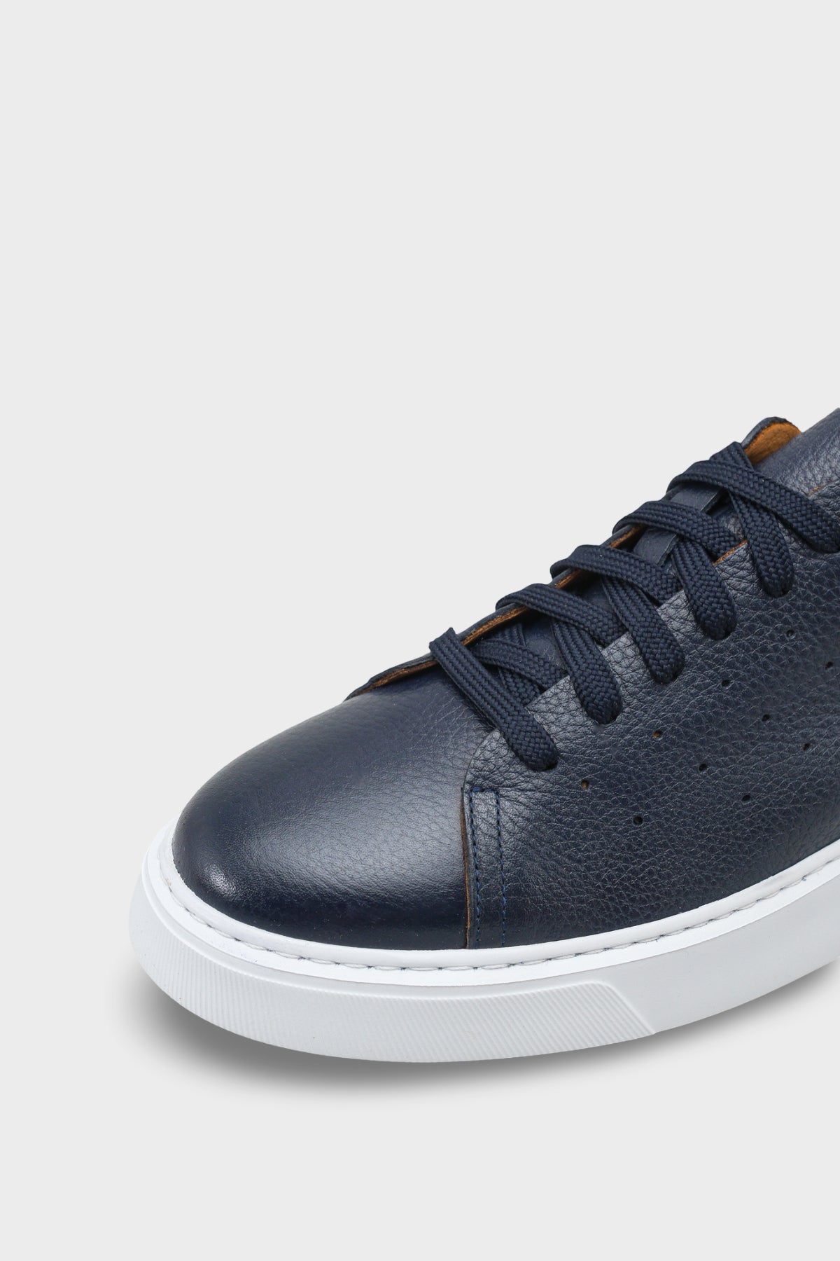 Chaim Hakiki Deri Erkek Günlük Şık Spor Ayakkabı Sneaker