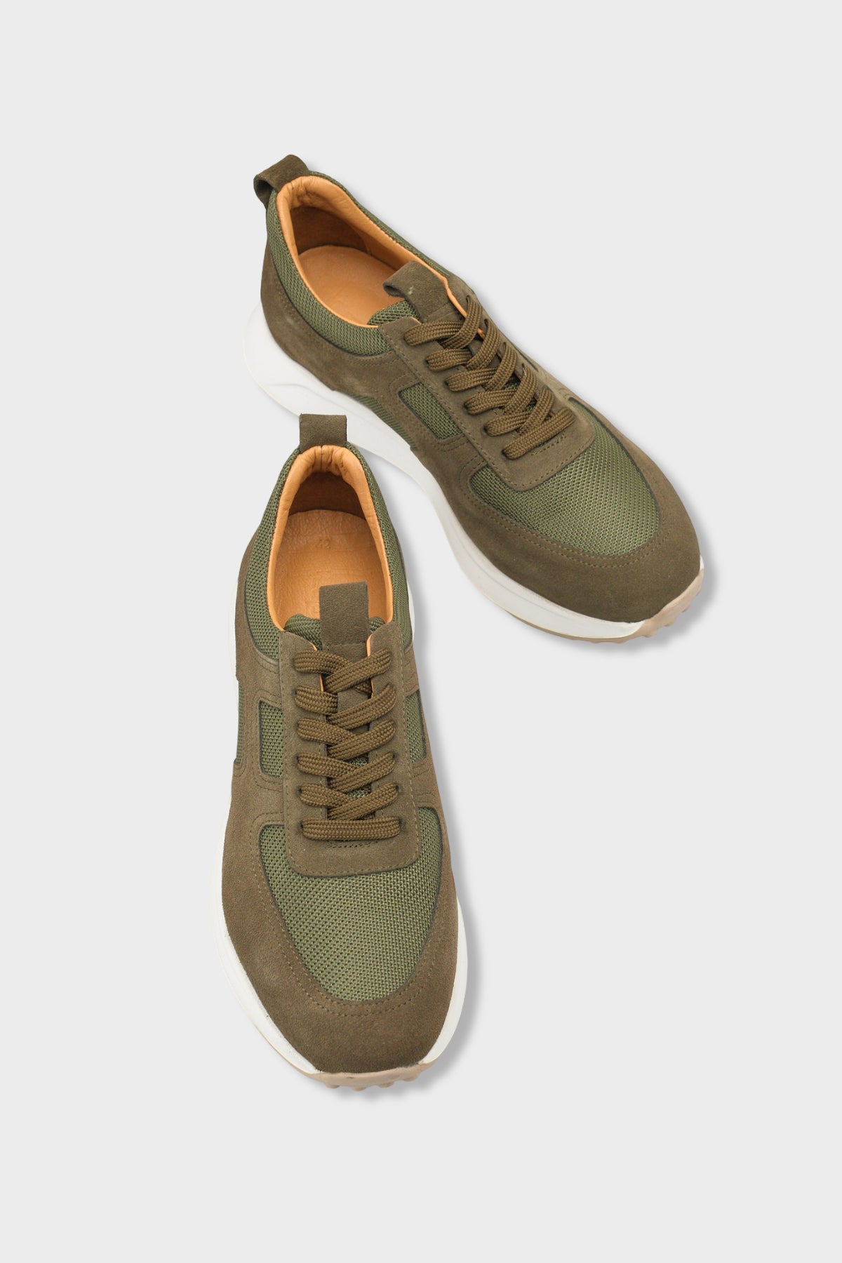 Rollo Hakiki Deri Süet Erkek Günlük Şık Spor Ayakkabı Sneaker
