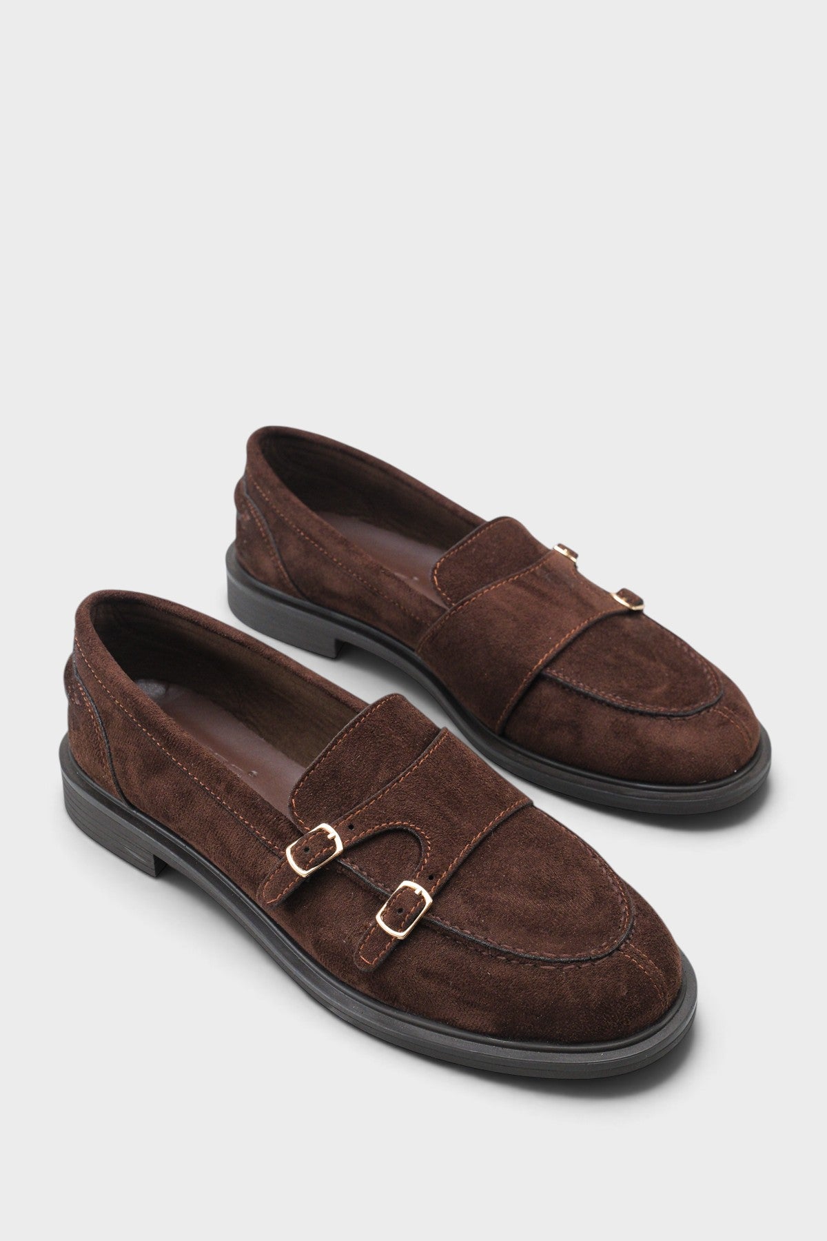 Stephine Çift Tokalı Kadın Loafer Ayakkabı