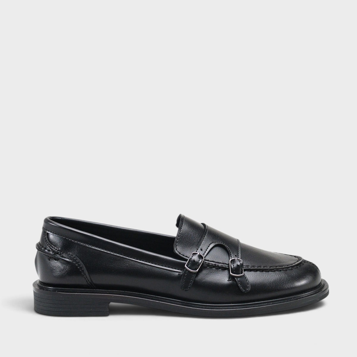 Stephine Çift Tokalı Kadın Loafer Ayakkabı