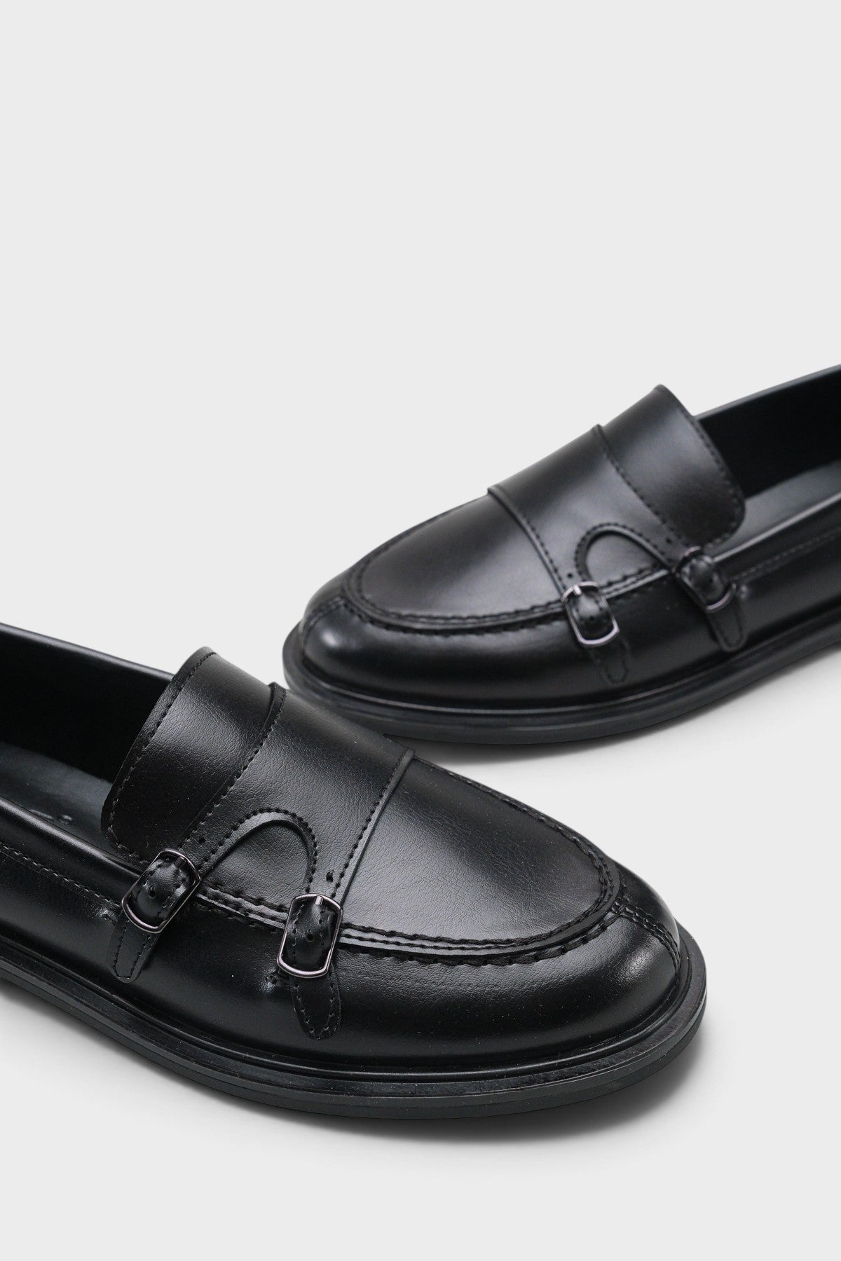 Stephine Çift Tokalı Kadın Loafer Ayakkabı