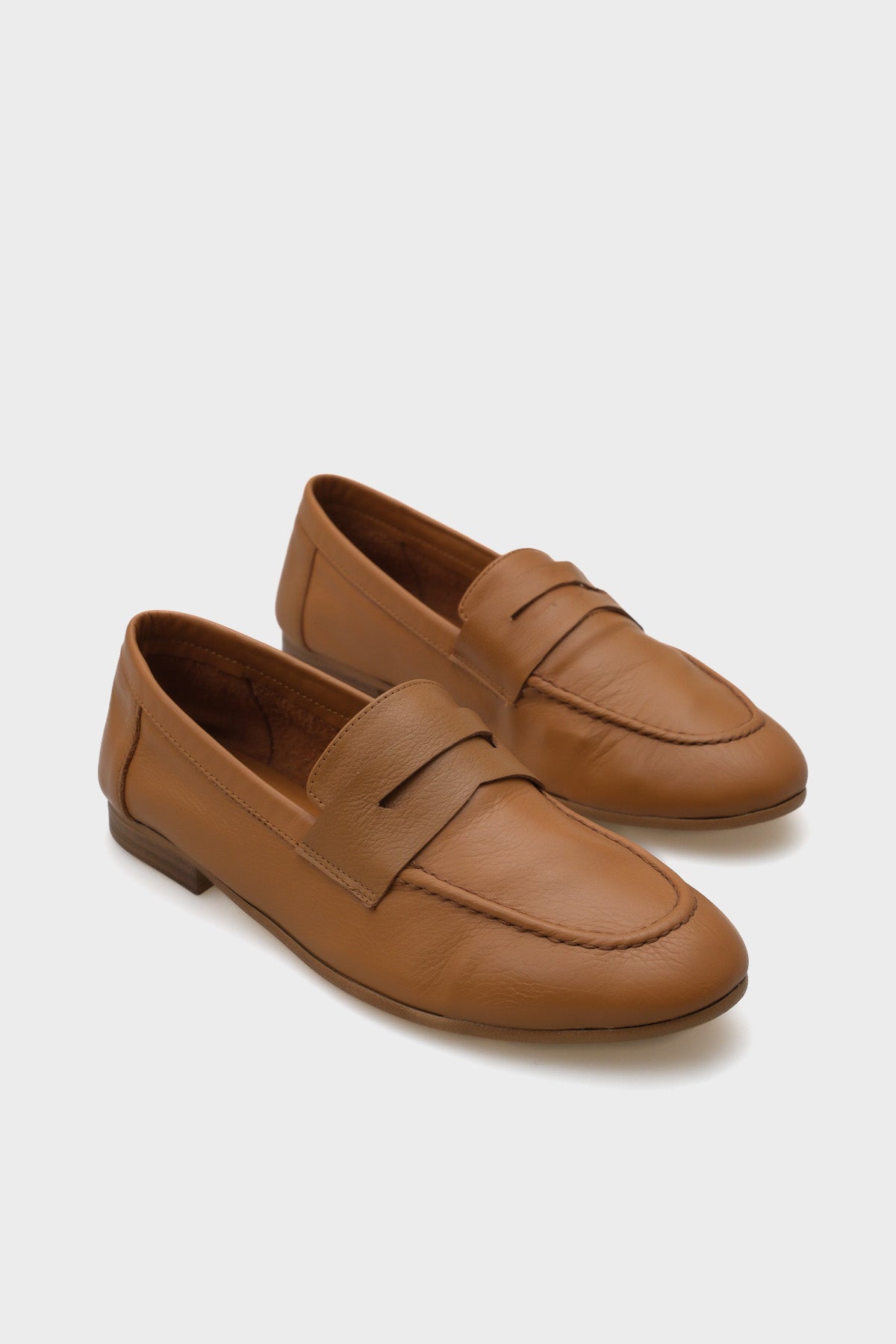 Calla Hakiki Deri Kadın Loafer