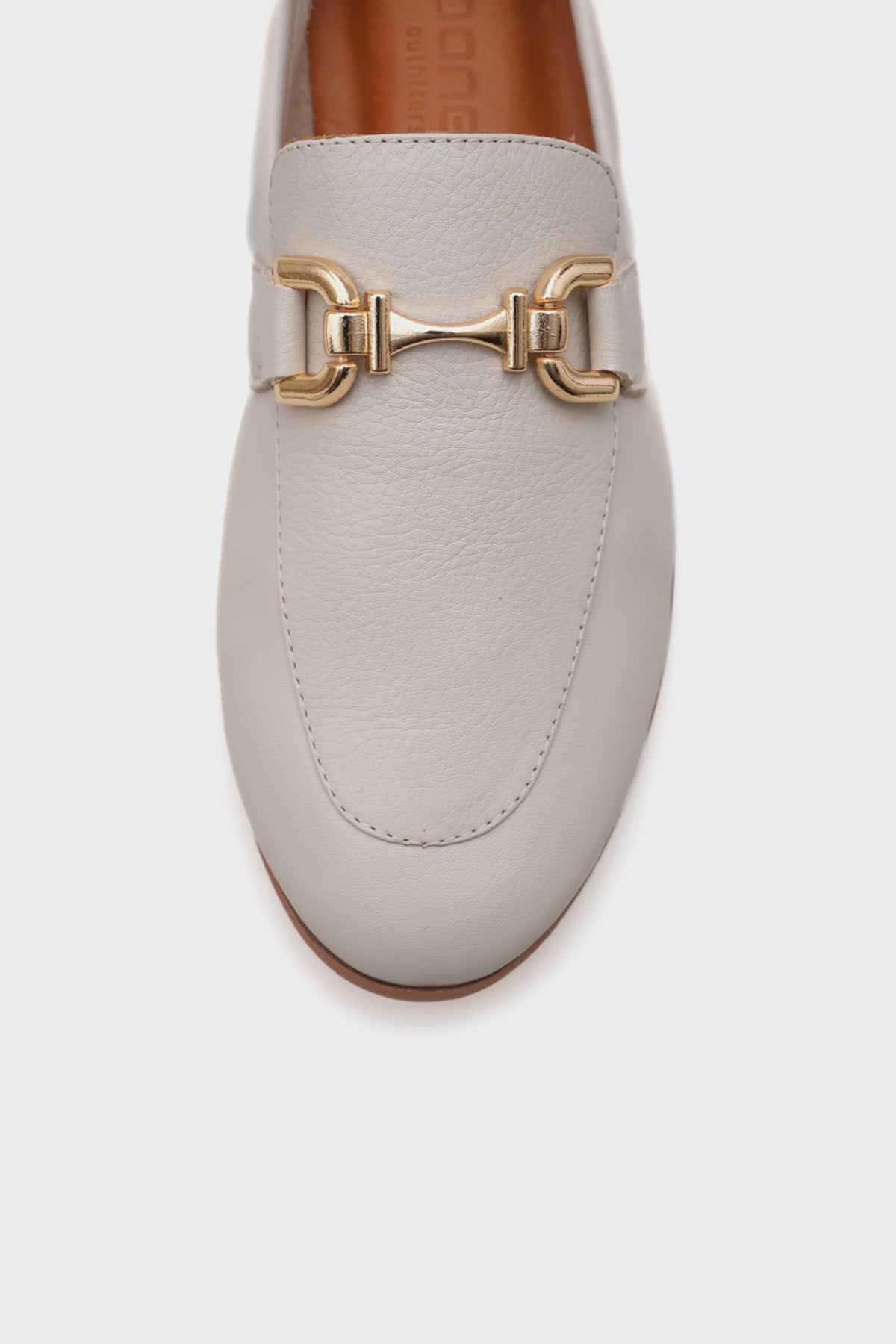 Cally Hakiki Deri Kadın Loafer