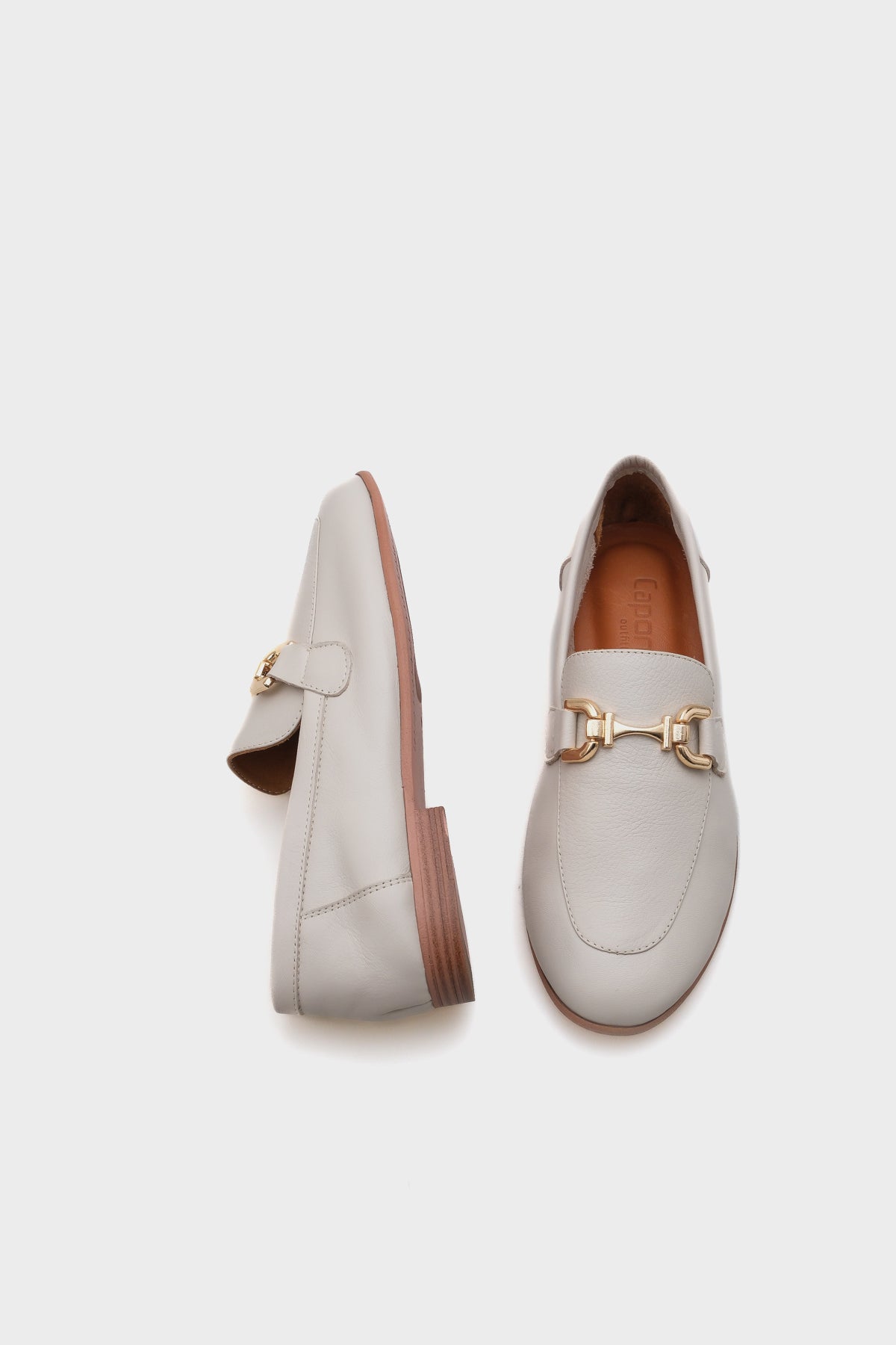 Cally Hakiki Deri Kadın Loafer