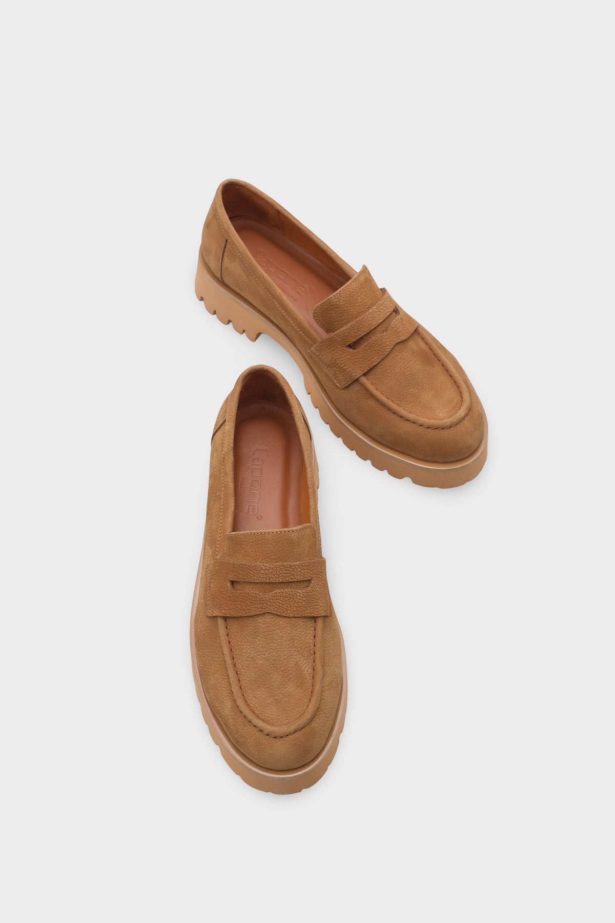 Tisha Mantar Tabanlı Deri Kadın Loafer