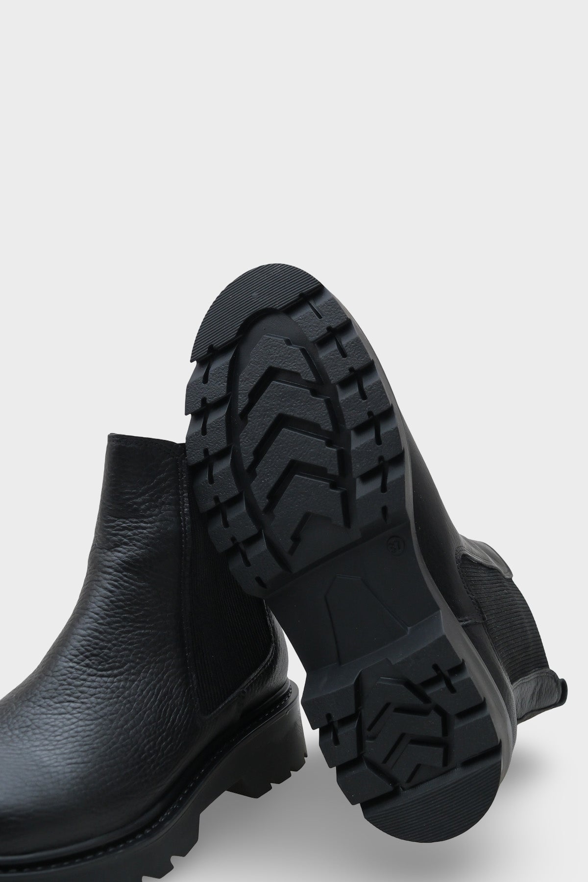 Lastikli Hakiki Deri Kadın Bot