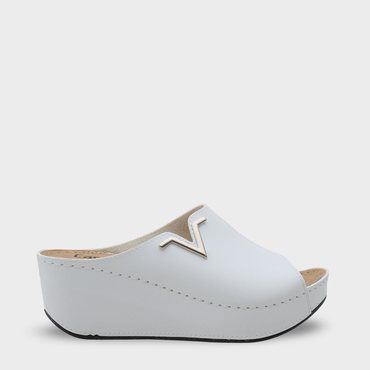 Kailey 6145 Kadın Dolgu Topuklu V Toka Terlik