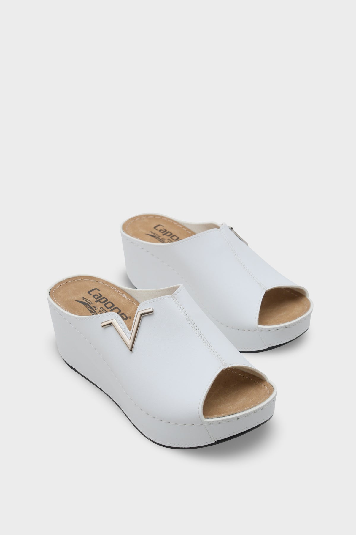 Kailey 6145 Kadın Dolgu Topuklu V Toka Terlik