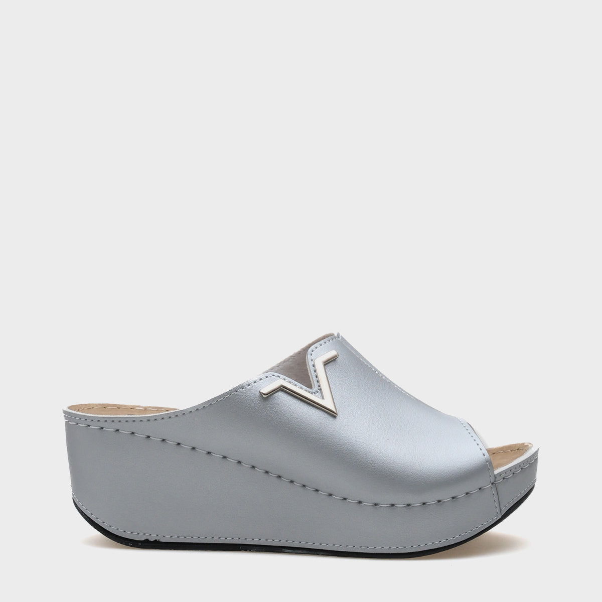 Kailey 6145 Kadın Dolgu Topuklu V Toka Terlik