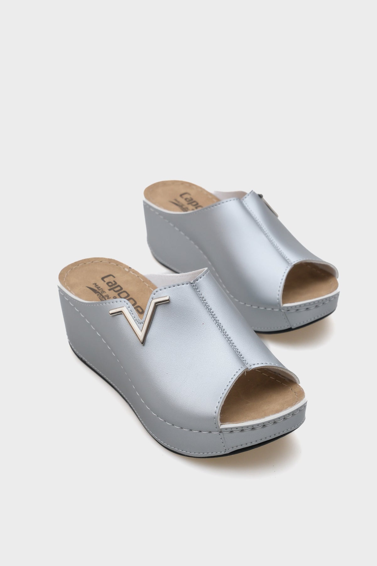 Kailey 6145 Kadın Dolgu Topuklu V Toka Terlik