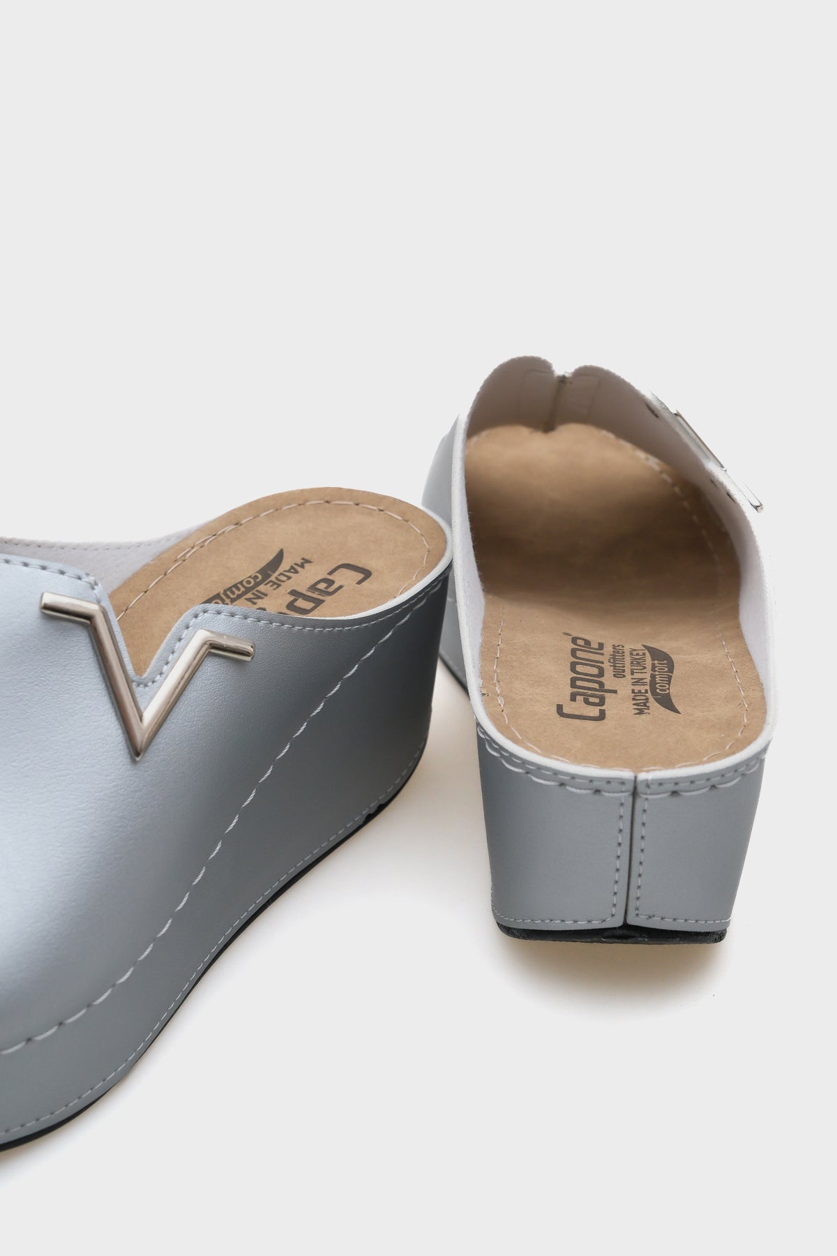 Kailey 6145 Kadın Dolgu Topuklu V Toka Terlik