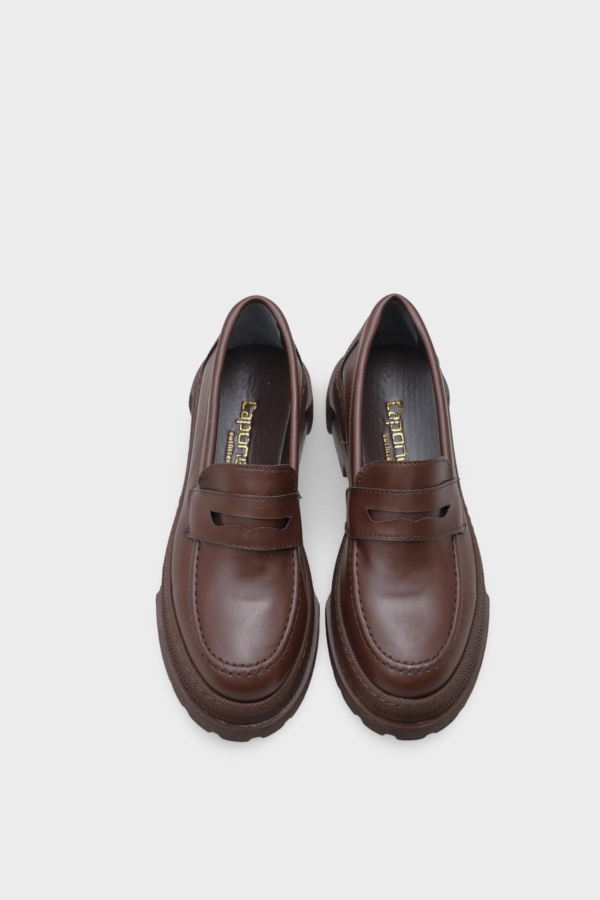 Fania Oval Burunlu Trak Tabanlı Rugan Kadın Loafer