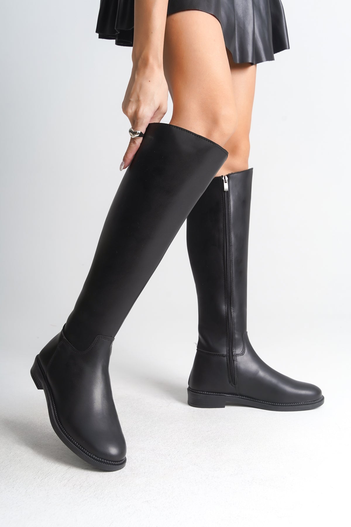 Gabriell Kadın Streç Bacağı Saran Çizme(İnce bacaklar için uygundur)