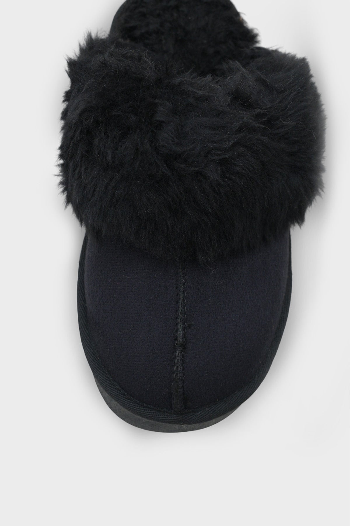 Florri Tüylü Burnu Kapalı Kadın Terlik