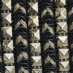 Kourtney Düz Topuklu Küt Burunlu Metal Aksesuarlı Hasır Kadın Terlik