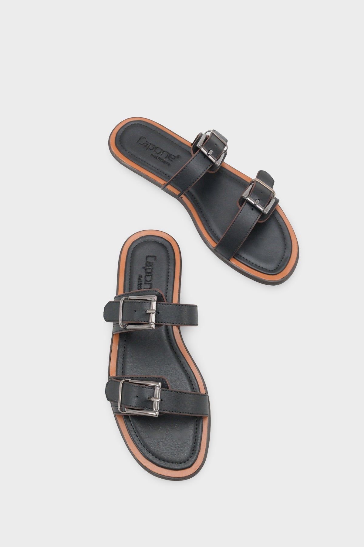 Madalyn Çift Tokalı Düz Topuklu Kadın Terlik Kadın Terlik