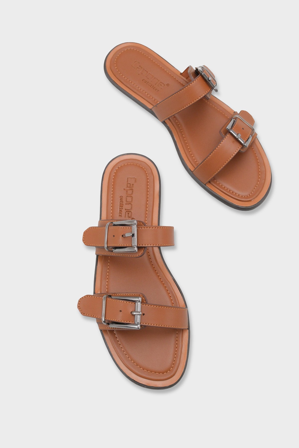 Madalyn Çift Tokalı Düz Topuklu Kadın Terlik Kadın Terlik