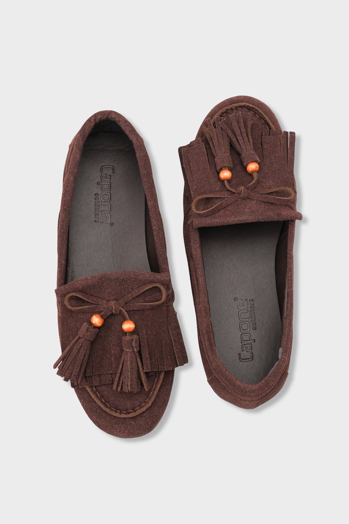 Veronique Püsküllü Ahşap Aksesuarlı Yumuşak Kadın Loafer Ayakkabı