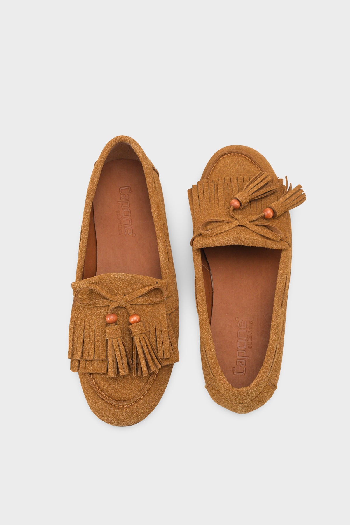 Veronique Püsküllü Ahşap Aksesuarlı Yumuşak Kadın Loafer Ayakkabı