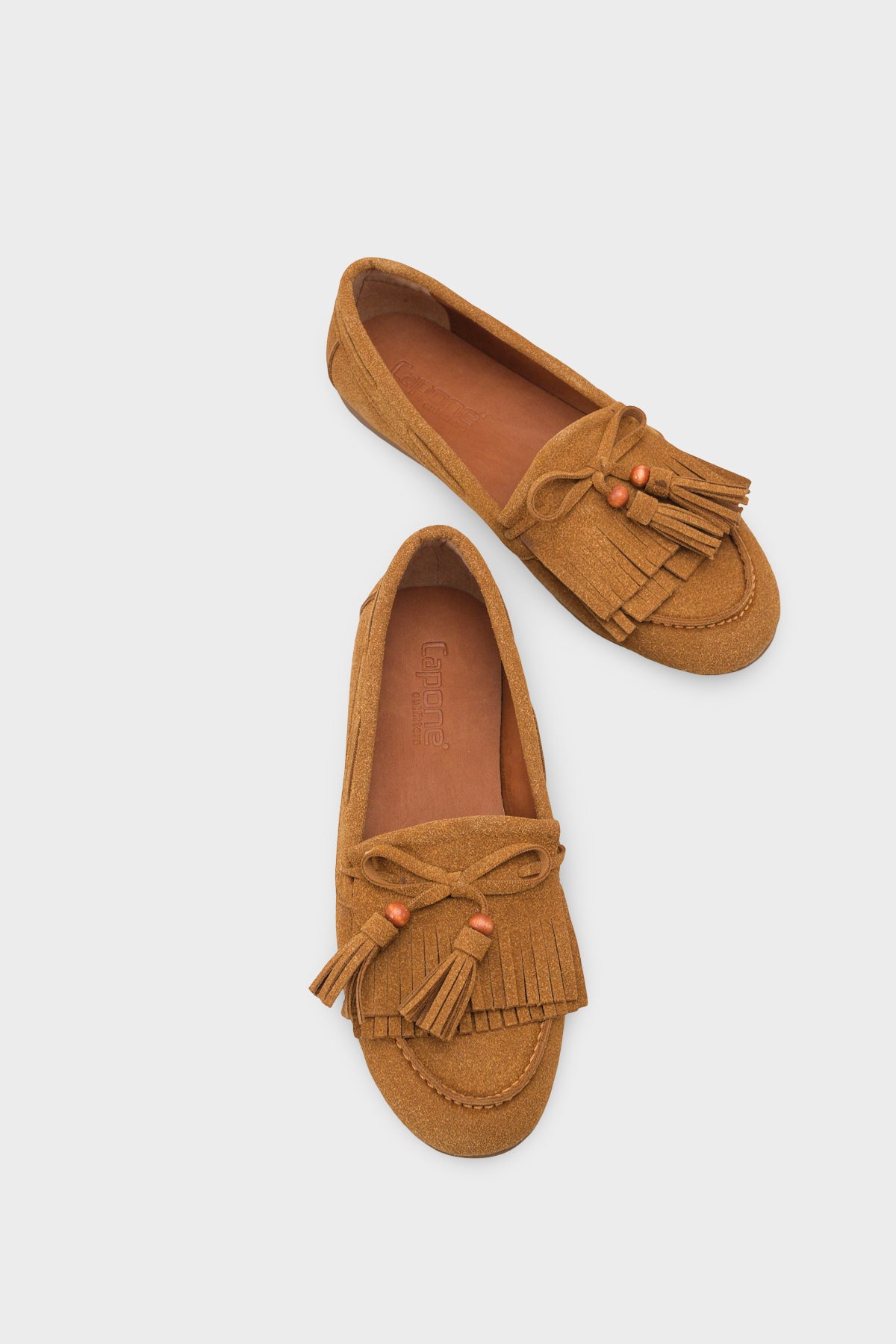 Veronique Püsküllü Ahşap Aksesuarlı Yumuşak Kadın Loafer Ayakkabı
