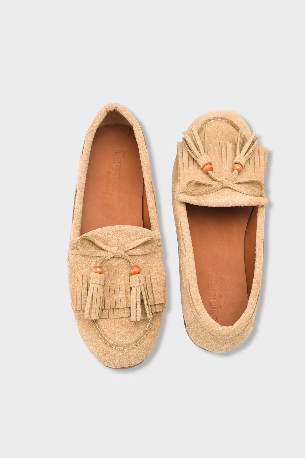 Veronique Püsküllü Ahşap Aksesuarlı Yumuşak Kadın Loafer Ayakkabı