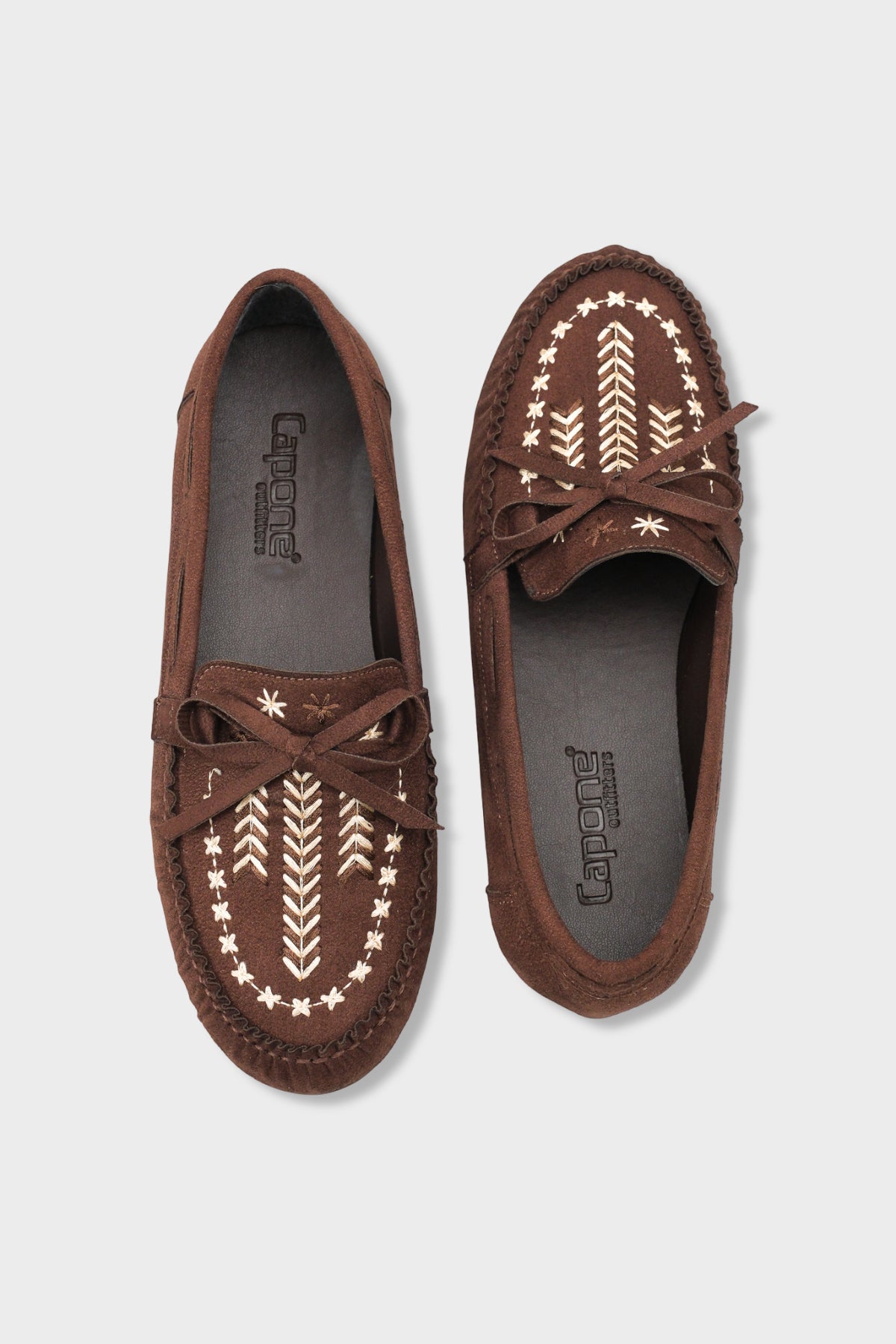 Lisabeth Kızılderili Nakışlı Yumuşak Kadın Loafer Ayakkabı